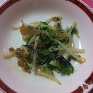 ★ひき肉と野菜の麻婆風炒め★